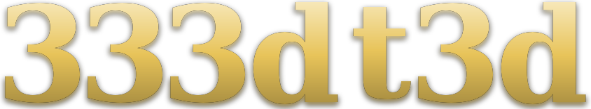 333d t3d logo